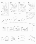 Controls Flywheel Brake Governor Spring Ignition Diagram and Parts List for 12S502-0993-B1  Briggs and Stratton Engine